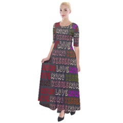 Pattern 311 Half Sleeves Maxi Dress by GardenOfOphir