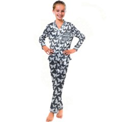 Pattern 323 Kid s Satin Long Sleeve Pajamas Set by GardenOfOphir