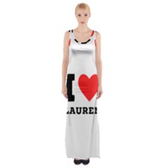 I Love Lauren Thigh Split Maxi Dress by ilovewhateva