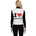 I love megan Women s Short Button Up Puffer Vest View2