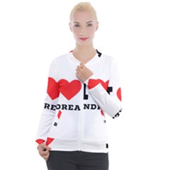 I Love Andrea Casual Zip Up Jacket by ilovewhateva