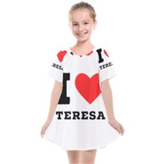 I Love Teresa Kids  Smock Dress by ilovewhateva