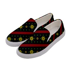 Background Pattern Texture Design Women s Canvas Slip Ons by Semog4