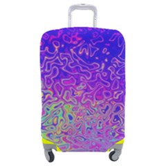 Psychedelic Retrovintage Colorful Luggage Cover (medium) by Semog4