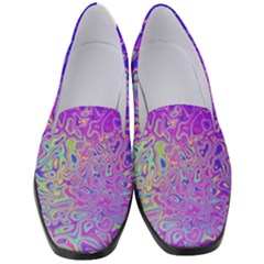 Psychedelic Retrovintage Colorful Women s Classic Loafer Heels by Semog4