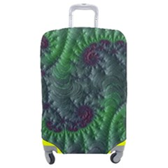 Fractal Floral Background Planetary Luggage Cover (medium) by Semog4