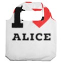 I love alice Premium Foldable Grocery Recycle Bag View2