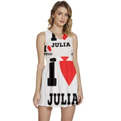 I Love Julia  Sleeveless High Waist Mini Dress by ilovewhateva