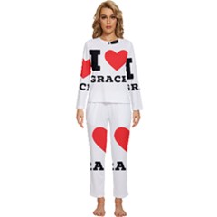 F386086d-cb60-4690-97fa-e262e383f966 Womens  Long Sleeve Lightweight Pajamas Set by ilovewhateva