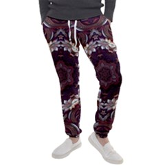 Rosette Kaleidoscope Mosaic Abstract Background Men s Jogger Sweatpants by Jancukart