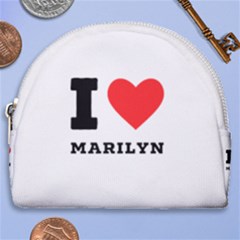 I Love Marilyn Horseshoe Style Canvas Pouch by ilovewhateva