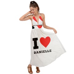 I Love Daniella Backless Maxi Beach Dress by ilovewhateva