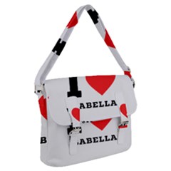 I Love Isabella Buckle Messenger Bag by ilovewhateva