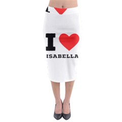 I Love Isabella Midi Pencil Skirt by ilovewhateva