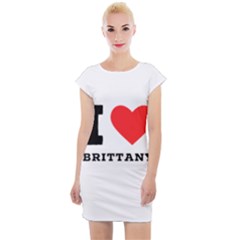 I Love Brittany Cap Sleeve Bodycon Dress by ilovewhateva