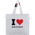 I love brittany Canvas Travel Bag View1