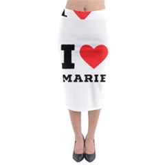 I Love Marie Midi Pencil Skirt by ilovewhateva