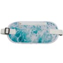 Tropical Blue Ocean Wave Rounded Waist Pouch View1