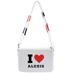 I Love Alexis Double Gusset Crossbody Bag by ilovewhateva