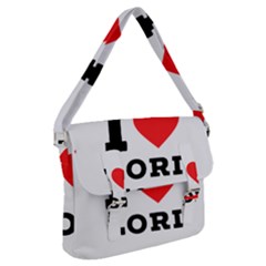 I Love Lori Buckle Messenger Bag by ilovewhateva