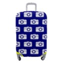 Modern Chic Vector Camera Illustration Pattern Luggage Cover (Small) View1