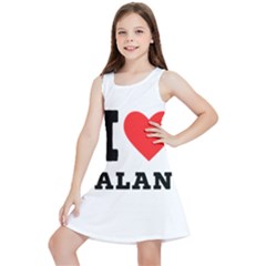 I Love Alan Kids  Lightweight Sleeveless Dress by ilovewhateva