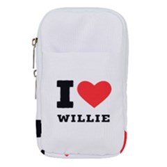 I Love Willie Waist Pouch (large) by ilovewhateva