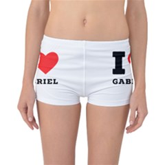 I Love Gabriel Reversible Boyleg Bikini Bottoms by ilovewhateva