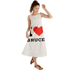 I Love Bruce Summer Maxi Dress by ilovewhateva