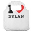 I love Dylan  Premium Foldable Grocery Recycle Bag View1