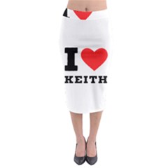 I Love Keith Midi Pencil Skirt by ilovewhateva