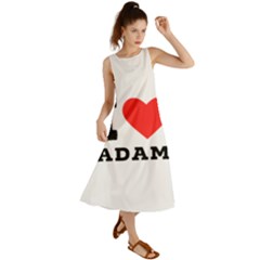 I Love Adam  Summer Maxi Dress by ilovewhateva