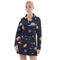 Cosmos Women s Long Sleeve Casual Dress by nateshop
