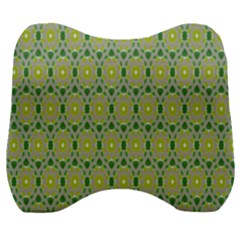 Leaf - 02 Velour Head Support Cushion by nateshop