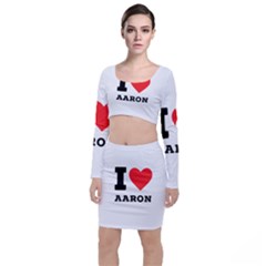 I Love Aaron Top And Skirt Sets by ilovewhateva