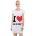 I love Jeremy  Cap Sleeve Bodycon Dress View1