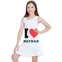 I Love Nathan Kids  Lightweight Sleeveless Dress by ilovewhateva