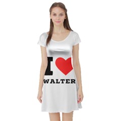 I Love Walter Short Sleeve Skater Dress by ilovewhateva