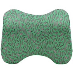 Leaves-015 Head Support Cushion by nateshop