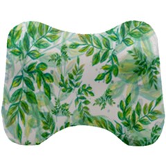 Leaves-37 Head Support Cushion by nateshop