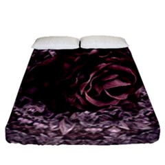 Rose Mandala Fitted Sheet (queen Size) by MRNStudios