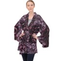 Rose Mandala Long Sleeve Velvet Kimono  View1