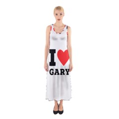 I Love Gary Sleeveless Maxi Dress by ilovewhateva