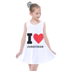 I Love Jonathan Kids  Summer Dress by ilovewhateva