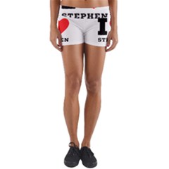 I Love Stephen Yoga Shorts by ilovewhateva