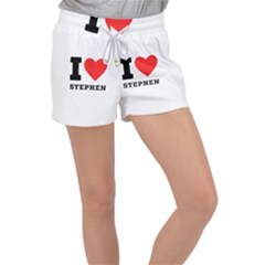 I Love Stephen Women s Velour Lounge Shorts by ilovewhateva