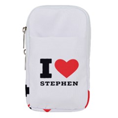 I Love Stephen Waist Pouch (large) by ilovewhateva