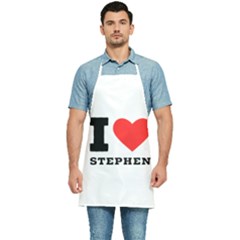 I Love Stephen Kitchen Apron by ilovewhateva