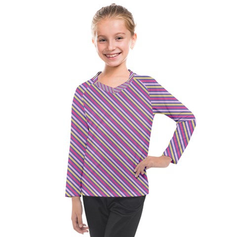 Background-102 Kids  Long Mesh Tee by nateshop