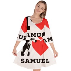 I Love Samuel Velour Kimono Dress by ilovewhateva